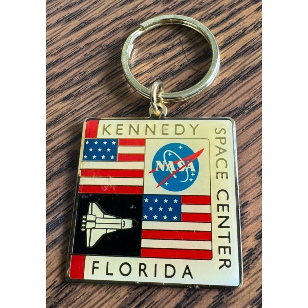 Kennedy Space Center Original 1960's Florida NASA Shuttle  KeyChain